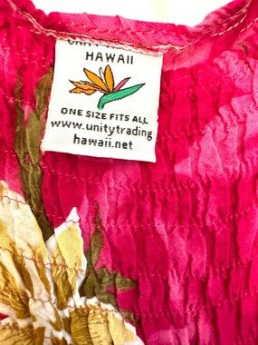 Authentic Hawaiian 🌺 Pink Floral Dress